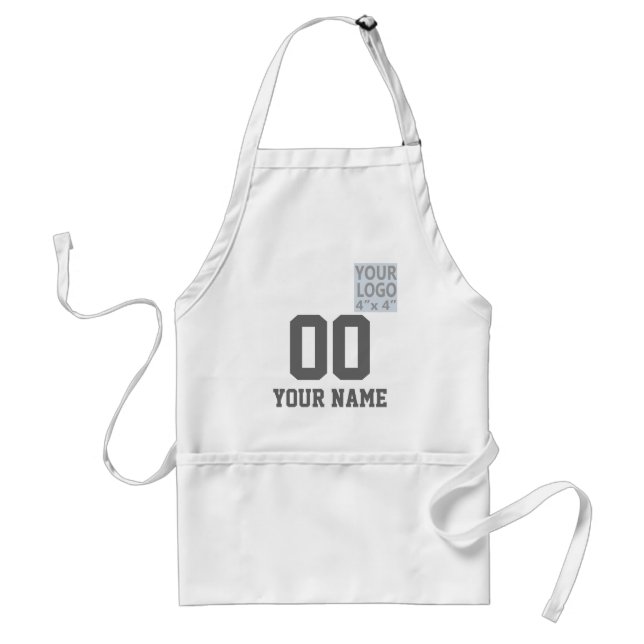 Personalized Sport Team Jersey Apron (Front)