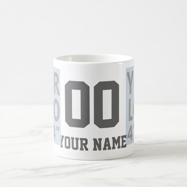 Personalized Sport Team Jersey Mug (Center)