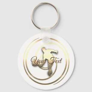 Personalized Sport Tennis Fan Keychain