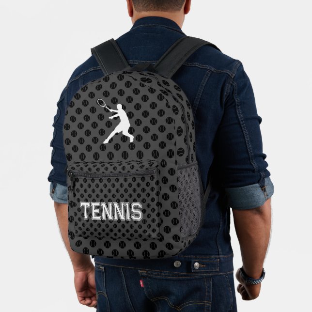 Personalized sports backpack for tennis player (Insitu (Model))