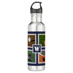 Personalized SPORTS BALLS Custom Template Blue 710 Ml Water Bottle