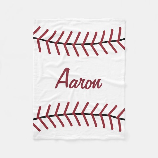 Personalized Sports Baseball Bedroom Blanket Gift