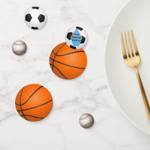 Personalized Sports Birthday Confetti