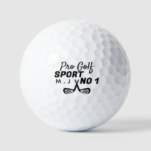 Personalized Sports Design, Pro Golf Sports No 1 Balls