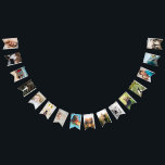 Personalized sports team bunting  flags<br><div class="desc">Choose this fun template to upload your photo to awesome party decor or birthday gifts! 
Replace the photos with your own for a fun party decoration
Feel free to message me if you need help and I'll be happy to help!</div>