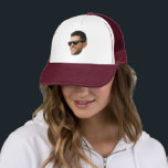 Personalized Sports Team Face Supporter Trucker Hat<br><div class="desc">Show your team spirit with a custom supporter hat featuring the face of your favorite player,  child,  or team member. Perfect for games,  school events,  and fan gifts. Upload a face photo with a transparent background.</div>