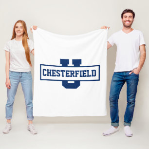 Personalized sports team monogram template fleece blanket