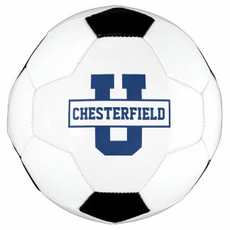 Personalized sports team monogram template soccer ball