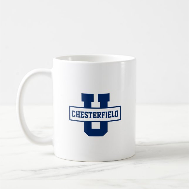 Personalized sports team monogram template T-Shirt Coffee Mug (Left)