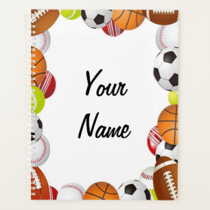 Personalized Sports theme Planner