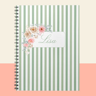 Personalized Spring Blossom Notebook