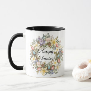 Personalized Spring Floral Keepsake Mug