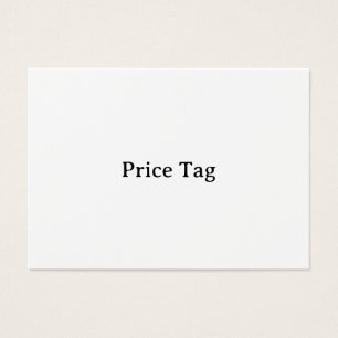 Personalized Square 2.5" x 2.5" Price Tag