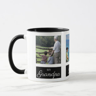 Personalized Square Photo Grandparent Mug