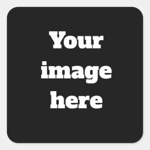 Personalized square sticker