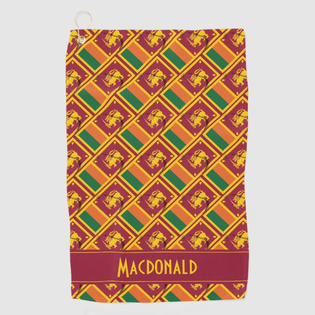 Personalized SRI LANKA Golf Towel (Front)
