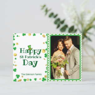 Personalized St. Patrick’s Day Photo Card  