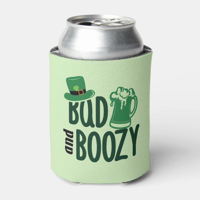 Personalized St. Patrick's Beer Cooler -Irish Beer (Can Front)