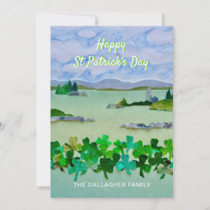 Personalized St Patrick's Day  Holiday Card