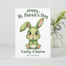 Personalized St Patrick's Day Holiday Card