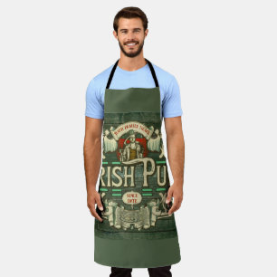 Personalized St Patricks Day Irish Pub Funny Apron