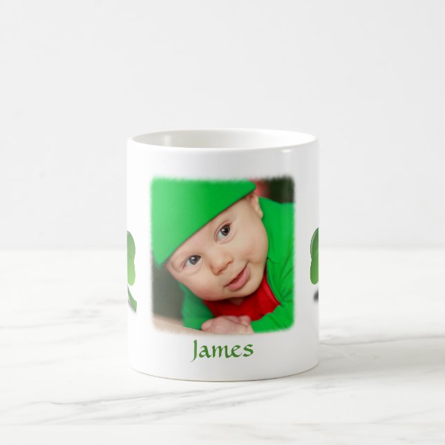 Personalized St. Patricks Day Mug Add Photo (Center)
