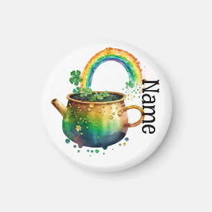 Personalized st. Patrick's day rainbow Magnet