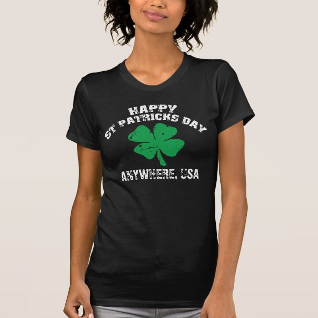 Personalized St Patrick's Day T-Shirt (Front)