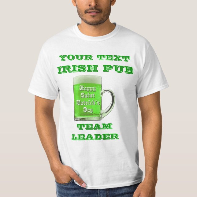 Personalized St Patrick's  day T-Shirt (Front)