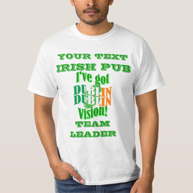 Personalized St Patrick's  day T-Shirt (Front)