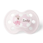 Personalized "Stacked Elephants on Dots" Pacifier