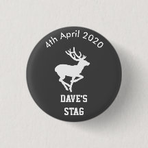 Personalized Stag Night Badge