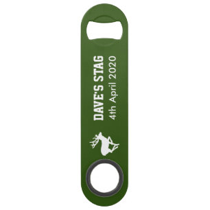Personalized Stag Night Barblade Bar Key