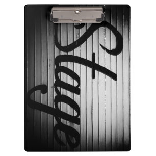 Personalized "Stage" Vintage Sign Clipboard