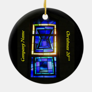 Personalized Stained Glass Window Ornament