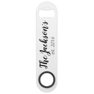 Personalized Stainless Steel Bottle Opener Bar Key