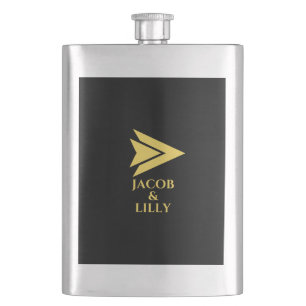 Personalized Stainless Steel Classic Flask Zazzle