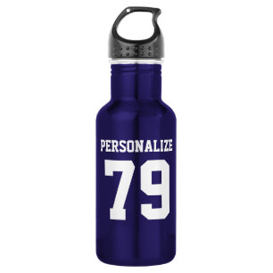 Personalized stainless steel sports water bottle
