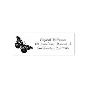 Personalized Stamp with a Beautiful Butterfly