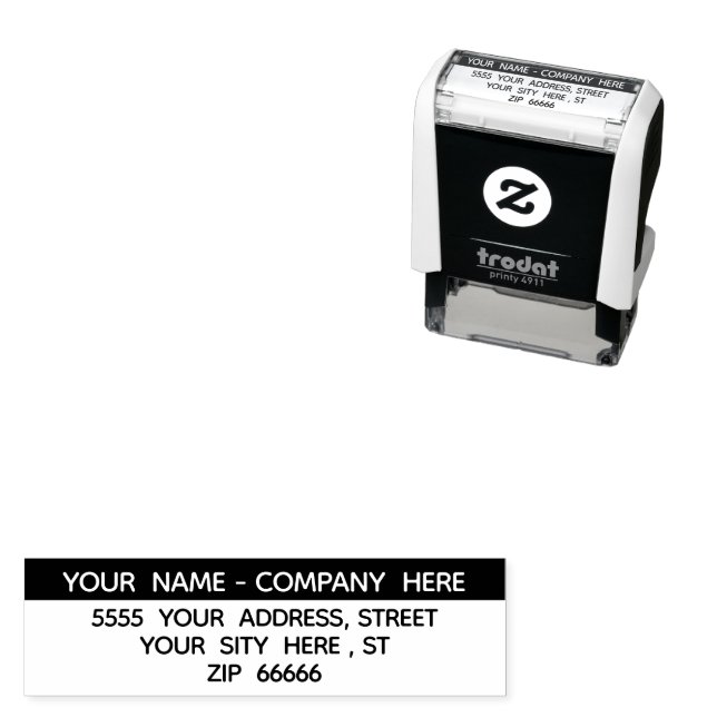 Personalized Stamp with Your Name Return Address (In Situ)