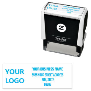 Personalized Stamp Your Logo Address Name Colour