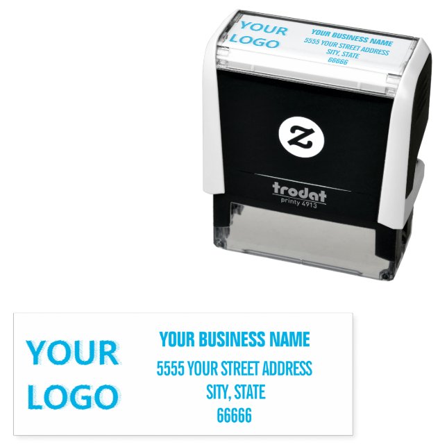 Personalized Stamp Your Logo Address Name Colour (In Situ)