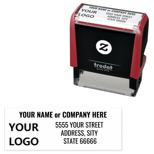 Personalized Stamp Your Name Address Logo (In Situ)