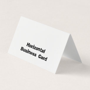 Personalized Standard Semi-Gloss Folded Business Card