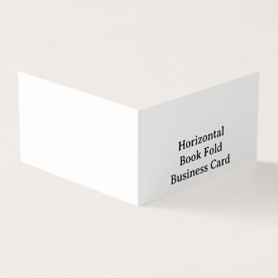 Personalized Standard Semi-Gloss Folded Business Card