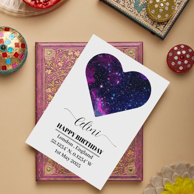 Personalized Star Map Card: Celebrate Your Special Holiday Card (Personalized Star Map Card: Celebrate Your Special Holiday Card)