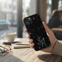 Personalized Starry Night Sky: Black Galaxy