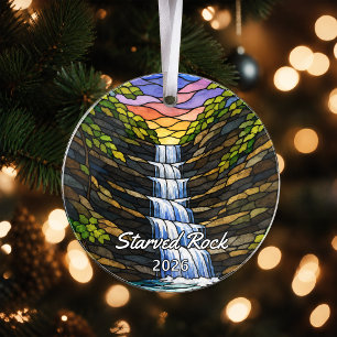 Personalized Starved Rock State Park Acrylic Ornam Ornament