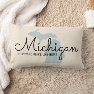 Personalized State Throw Pillow - Michigan