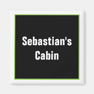 Personalized Stateroom Door Marker Magnet